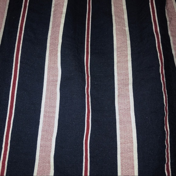 F21 Contemporary striped off the shoulder dress - Picture 3 of 3